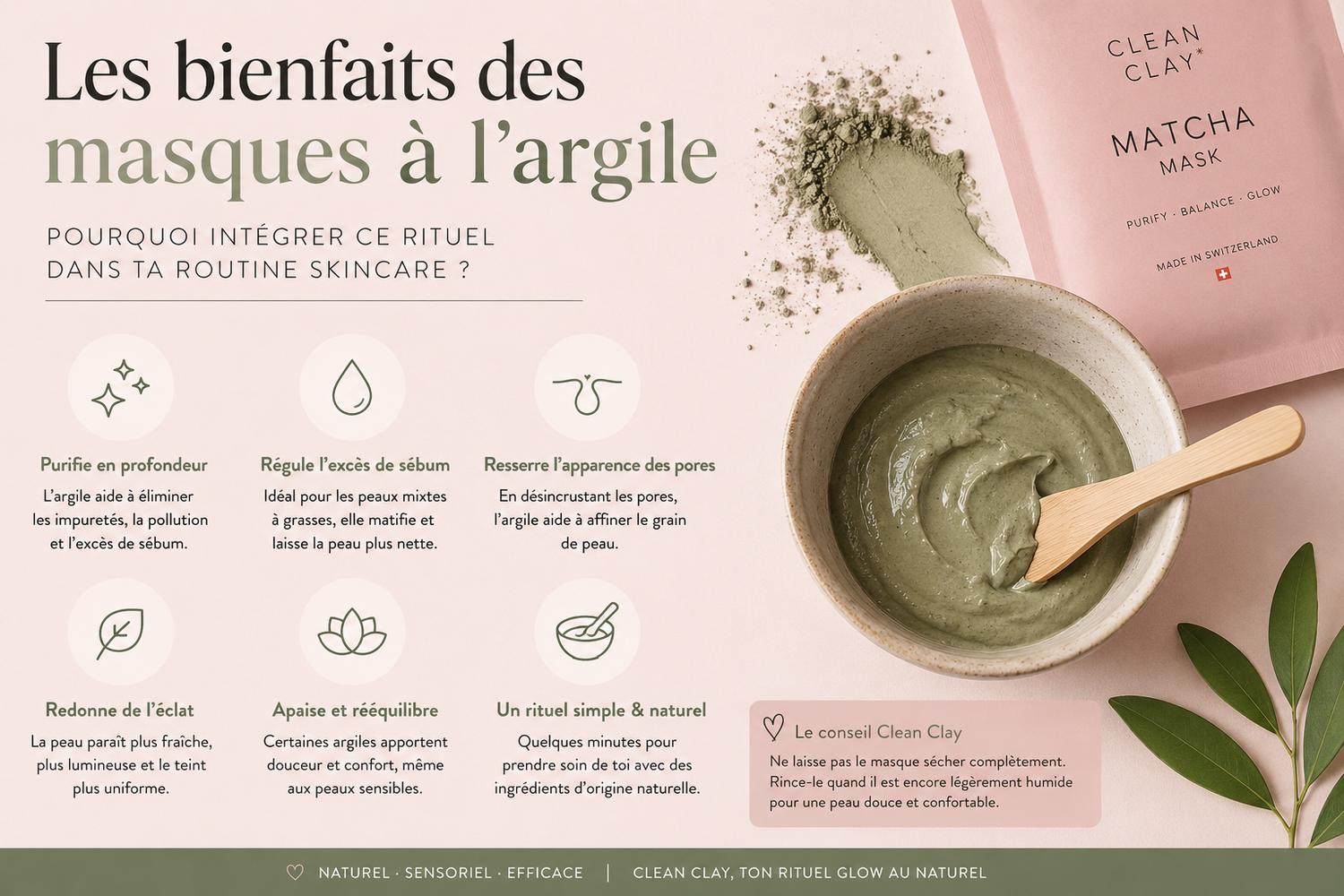 Les bienfaits des masques à l’argile pour la peau Clean Clay