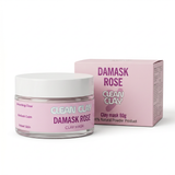 Damask rose clay mask