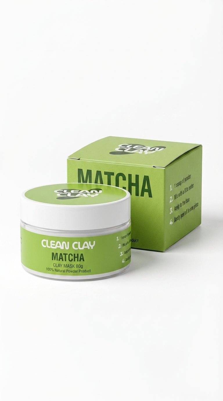 Matcha clay mask